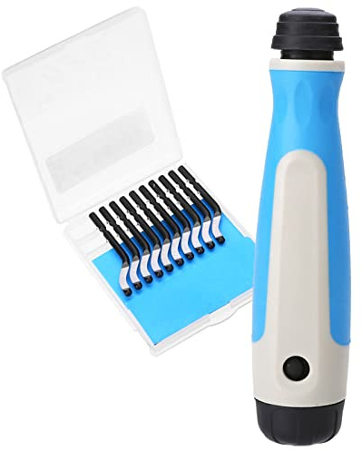 Handentgratungswerkzeug, Kantenfasen-Entgratungs-Set, Gratgriff mit 10 Ersatzklingen für 3D-Druck und Harzschneiden