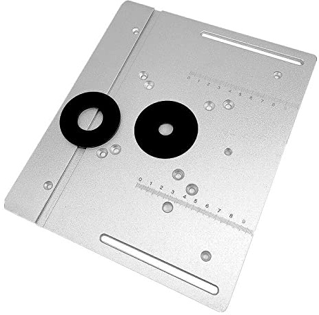 Piastra Fresatrice da Banco con Regolazione Altezza&Ring Power Tool Accessories Fresatrice in Legno Massiccio, Macchina per la Lavorazione Del Legno, Macchina per La Rifinitura Flip Board, Macchina pe