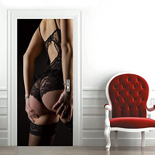 Türaufkleber Türtapete Selbstklebend 3D Türposter Fototapete Türfolie Schöne Frau 90 X 200 Cm Innentür Wasserdichte Wandaufkleber Schlafzimmer Küche Bad Home Dekoration - Türfoto