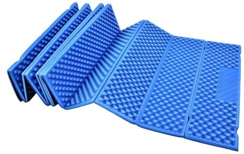 sportmatte dicke, turnmatte kinder, antirutschmatte bad, Schaumstoffmatte, Blau Wasserdichte Schaumstoff-Campingmatte, Faltbar, Strandzelt, Isomatte für funktionelles Training, Gymnastik, Pilates