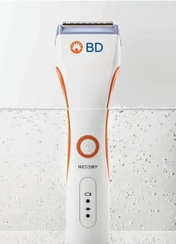 Rasoio elettrico per tricotomia con alimentatore più 50 lame universali monouso per tutti i tipi di peli corporei
