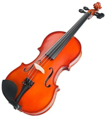violino per principianti 3/4 Violino Finitura Lucida Violino Studente Violino W/Custodia Arco Per Biginner Violino Studente Violino Colore Naturale