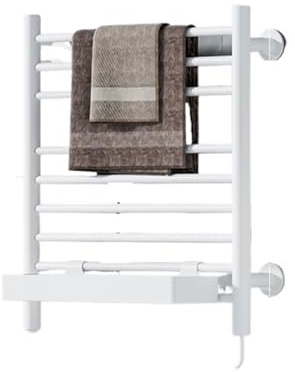 WESLNN Portasciugamani Elettrico A Forma di Corpo Piccolo E Compatto Senza Perforazione Scaldasalviette da Bagno for Uso Domestico Applicabile A Molteplici Scenari(Without Punching-01)