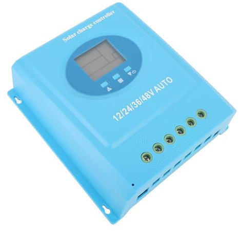 Contrôleur de Charge Solaire MPPT Régulateur de Chargeur Solaire à Conversion Efficace 12V 24V 36V 48V Auto pour Batteries au Gel Scellées LiFePo4 RV Bateau Marine (150A)