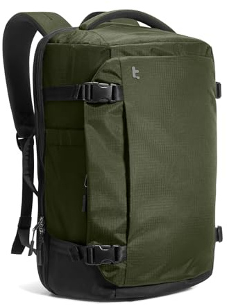 tomtoc 28L Reiserucksack, TSA-freundlicher Handgepäck Rucksack, Wasserdichter Easyjet Rucksack Handgepäck Flugzeug, Leichter Business Laptop Rucksack Herren Damen für 16 Zoll, Weekender-Tagesrucksack