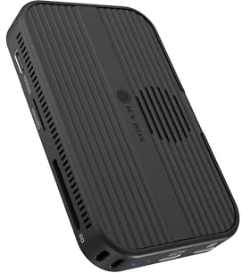 ICY Box USB-C DockingStation, M.2 SSD/NVMe & SATA Gehäuse, USB 3.2 (10 Gbit/s), werkzeugfrei, HDMI 4K, Kartenleser, Power Delivery 100 W, extern, Plug & Play, Schwarz, IB-DK4071M-CU31