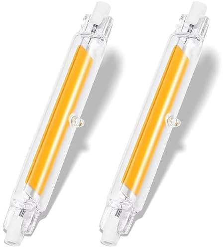 ACAATVE R7S LED 118mm Dimmbar 20W Lampen Ersatz für 200W Halogen Glühbirnen, LED R7S 118mm Naturweiß 4000K 2000 LM, 360°Abstrahlwinkel, Kein Flackern für Deckenfluter Stehlampe Wandleuchte, 2er Pack