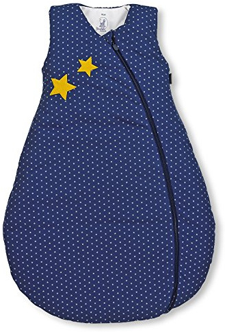 Sterntaler Schlafsack für Kleinkinder, Ganzjährig, Wärmeregulierung, Reißverschluss, Größe: 70, Stanley, Blau