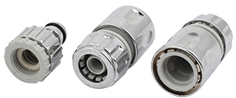 Aexit 3 in 1 Garden Cleaning Washing Machine Water Pipe Adapter Tap Hose Joiner Set (45f5c6f79ad780ad80f4ca2de1de959b)