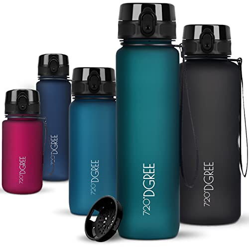 720°DGREE Trinkflasche „uberBottle“ Sieb – 6 Größen, über 40 Farben wählbar
