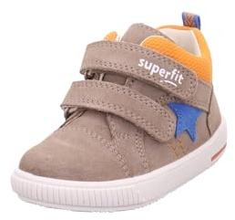Superfit Chaussures d'apprentissage pour Fille Moppy, Beige Orange 4000, 19 EU
