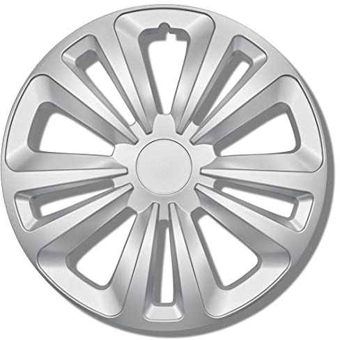Radkappen Silber 14 Zoll Radzierblenden 4er Set von 13-16 Zoll - T-Rar Radblenden für die meisten Automarken und Stahlfelgen - Zierkappen
