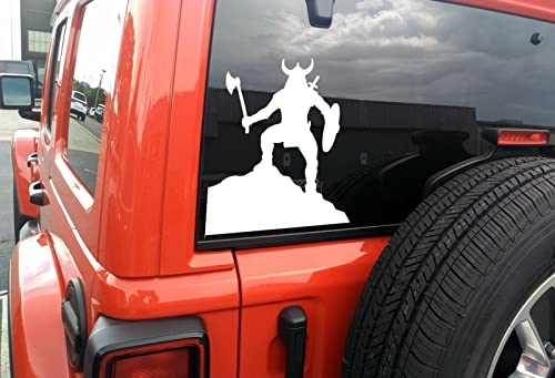 myrockshirt Viking-Barbarian-Berserker-20 cm Aufkleber Sticker Autoaufkleber nordischen Mythologie Wikinger