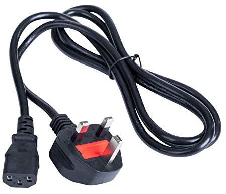 Akyga Câble d'alimentation AK-AG-01A British CCA BS 1363 (Type G) / IEC C13 1,5 m UK