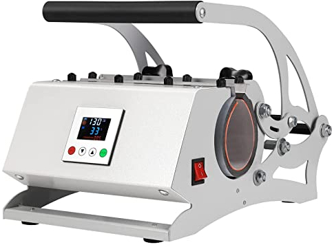 Presse à chaud pour gobelets, sublimation Mug Press Machine pour gobelets droits 30 oz Mugs en céramique Verres Bocaux Canettes, Impression par transfert thermique DIY avec réglage de la température