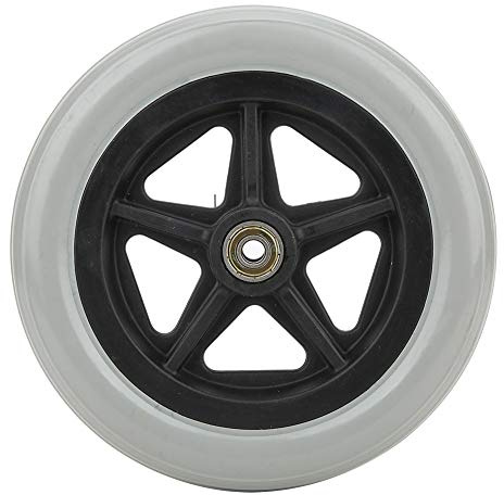 7 Inch Wheelchair Front Wheel, Labor Saving Wheel Replacement, Lightweight Durable Single Wheelchair for Disabled Vehicles, Healthcare Vehicles