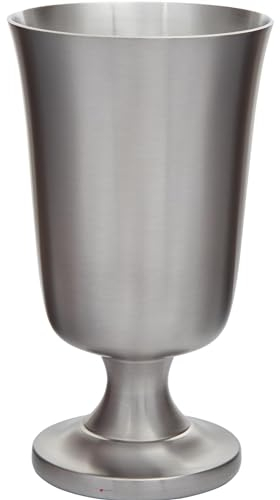 Zinn Mittelalterlich Stielkelch Tasse 6,5 inch Kelch Antiquität Beenden Möglich für Gravur