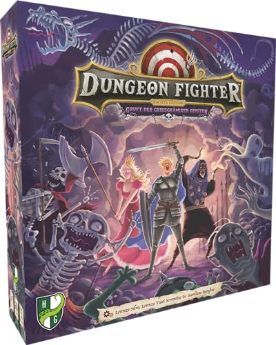 Horrible Guild Dungeon Fighter: Die Gruft der griesgrämigen Geister - Brettspiel-Erweiterung des Würfel Partyspiel - Deutsch - 1-6 Spieler - Ab 8 Jahren