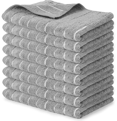 Solvant 8er Set Geschirrtücher Microfaser in 65 x 45 cm,super saugstarke und robuste Küchentücher,Premium küchenhandtücher,trockentücher küche