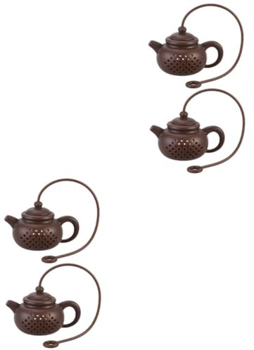 Amosfun 4 Stück loses Tee-Ei Tee-Infuser für tasse Flasche mit -Ei Lustiges -Ei -Eier für losen tasse mit sieb siebe Zubehör für en kleines -Ei Coffee
