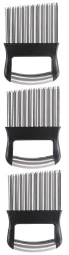 Amosfun 3 Pezzi di Patate Ondulato Tritatutto per Verdure Affettatrice di Frutta Tagliere di Patate Affettatrice di Patate Patatine Fritte Piega Frittura Taglierina Tritatutto per Verdure