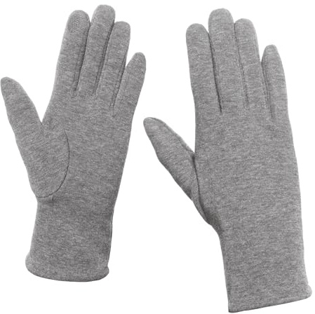 MAPIMANIA - Handschuhe Damen elegant für Winter, Touch Screen, gefütterte Arbeitshandschuhe aus warme Stoff, Reithandschuhe Women