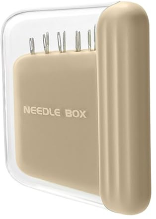 Generisch Nadeletui - Nähnadeln | Nadelaufbewahrungskoffer mit Magnet | Näh- und Stricknadelhalter-Etui | Sticknadel-Organizer-Etui | Magnetisches Nähnadeletui für Reisen, Hotel, Schule