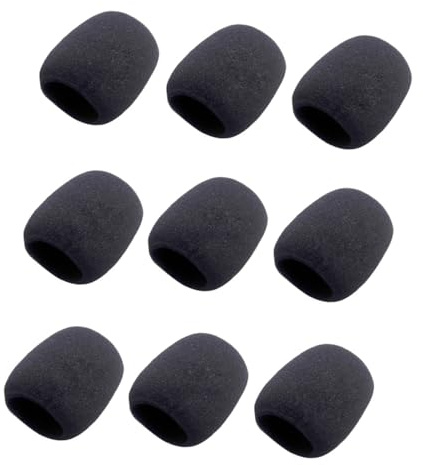 CIMAXIC Cubiertas Protectoras De Micrófono 9 Unidades Almohadillas Eva Anti-ruido Para Micrófonos Estándar Ideal Para Ktv Conferencias