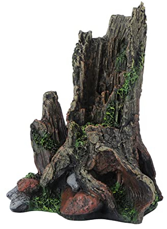 Toddmomy 2pièces Décoration Aquarium Tronc Arbre Ornement Paysager pour Aquariums Et Terrariums Cachette pour Poissons Et Reptiles