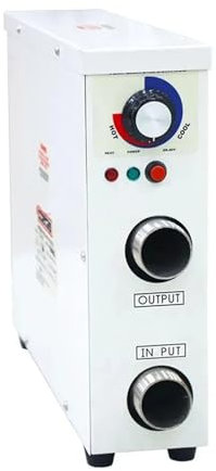 OUHFCASN 5.5KW To 18KW High Efficiency Pool Heat Pump Electric Water Heater With Knob Control, Swimming Pool Spa Heater Efficient Heating(9KW,380)