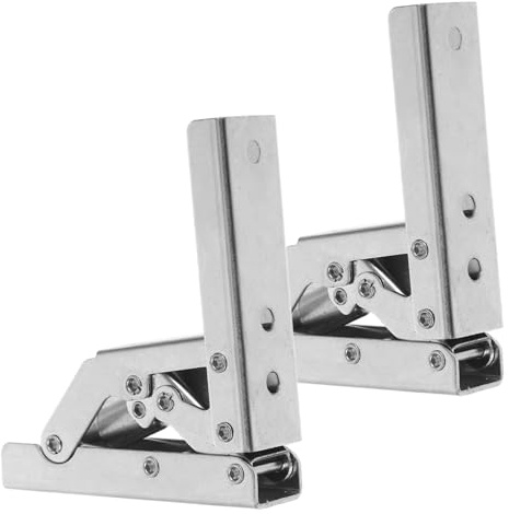 SEWACC 2 piezas Bisagras Hidráulicas de Bloqueo para Muebles de Bisagras Pequeñas de Montaje Superficial con Cierre Suave y Amortiguación Silenciosa para Armarios y Puertas de Cocina