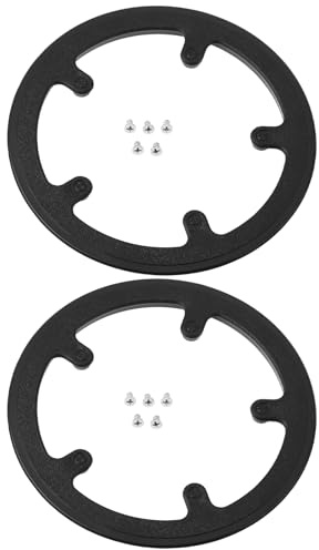 YINETTECH 2 Pezzi 5 Fori 40 Denti Protezione Catena Per Bicicletta Guida Catena Telaio Protezione Avvolgimento
