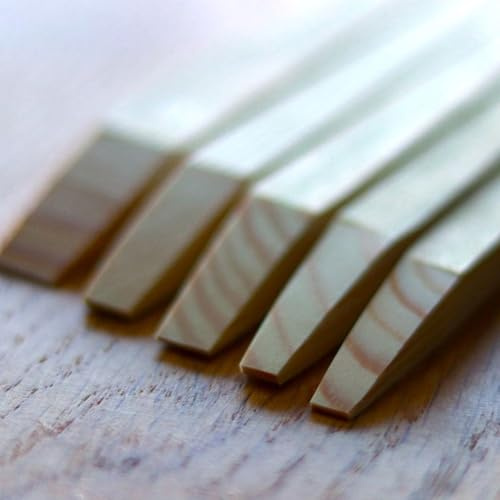 Wooden Caulking Tools, 5 Pieces Wooden Silicone Tooling Sticks, Silicone Smoothing & Finishing Tool, Portable Ergonomic Sealant Applicator For Wood Projects Wall Window