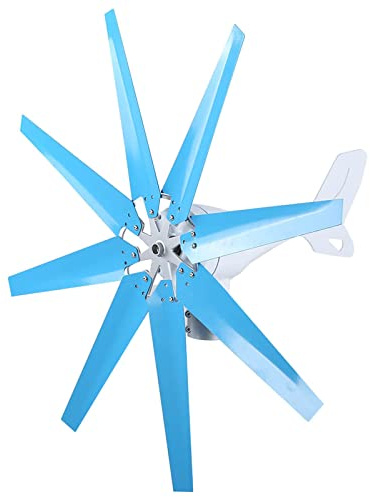 ZDETGU Kit de Viento Horizontal de 100 W – Generador de Imán Permanente con Controlador para Energía Fuera de la Red, Uso Doméstico y Exterior, Salida de 12 V CC y bajo Mantenimiento (DC12V)