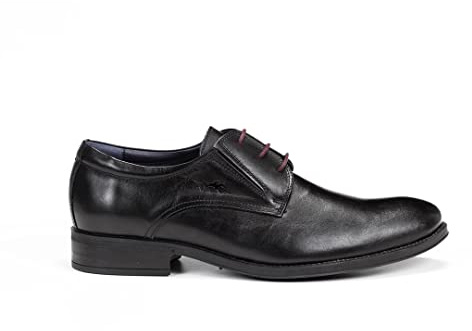 Fluchos Heracles Zapatos de Cordones Derby, Hombre, Negro (Negro 000), 42 EU (8.5 UK)