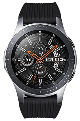 INF Ersättningsrem kompatibel med Samsung Galaxy Watch 46 mm, sportigt och vattentåligt klockarmband i silikon, svart