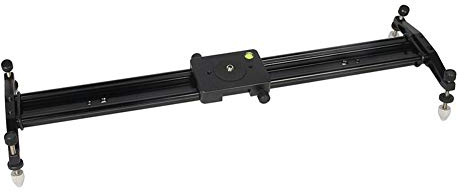 Titular de la lente de la cámara 24 / 60 cm DSLR pista resbalador del carro de Estabilización de vídeo Smooth sistema ferroviario for la fotografía de vídeo 6 kg Capacidad de carga Trípode para cámar