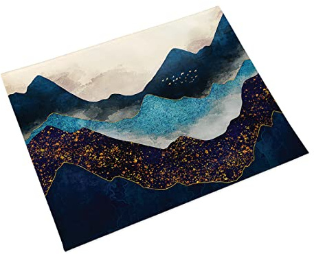 Manteles Individuales Pájaro Azul Blanco Mantel Individual Algodón y Lino Lavable Salvamanteles Individuales Resistente al Calor Bajoplatos Individuales Mesa Tapetes para Mesa 30x45cm 8 Pcs