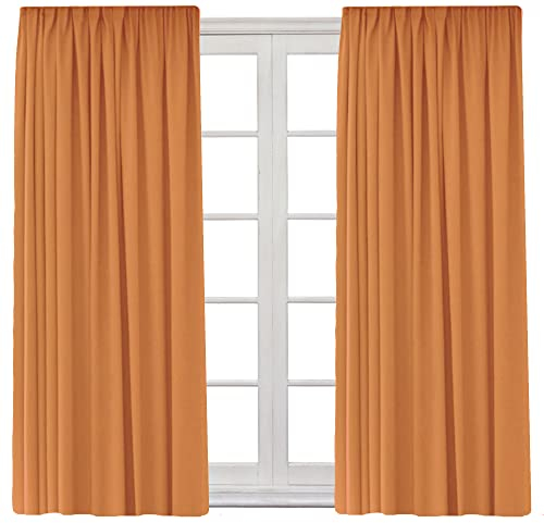 Cleanlevel Verdunkelungsvorhang (2er Set) 140x245 cm – Vorhang Blickdicht mit Kräuselband – Vorhang Verdunkelung mit Hitzeschutz & Kälteschutz