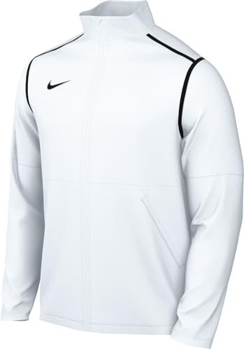 Nike FJ3022-100 M NK DF PARK20 TRK JKT K R Giacca Uomo WHITE/BLACK/BLACK Taglia XL