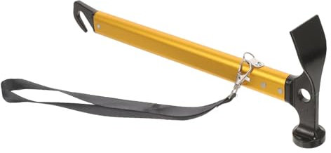 Angoily Outdoor Zelt Hammer Hochfestem Multifunktionales Werkzeug Für Camping Angeln Und Wandern Geeignet Einschlagen Und Herausziehen Von Zeltheringen