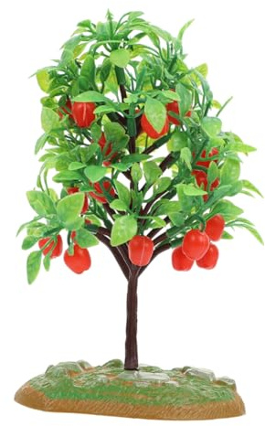 TOYANDONA Modèle de pommier simulé - Modèle de fruit - Décoration de gâteau avec palmiers - Arbres miniatures - Pour bricoler - Maison de poupée - Fruits miniatures - Paysage - Modèle de table de