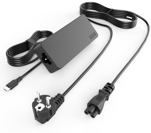 Cargador USB C 65W para Lenovn thinkpad t14/Carbon/Yoga/IdeaPad/Touch/Chromebook Carga rápida