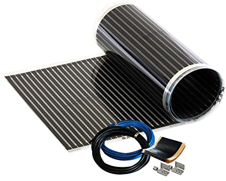 Calorique – Láminas de Calefacción por Suelo Radiante 50cm 150W/m² establece de 2m² Solución en Calefacción Efectiva y Ahorradora de Energía para el Hogar