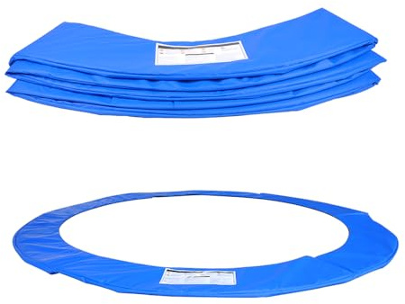 ULTRAPOWER SPORTS Federabdeckung Randschutz Randabdeckung für Trampolin 244cm - 305cm - 366cm Rahmenpolsterung Pink/Grün/Farbige PVC - UV beständig (Blau, 305cm - 6 Stangen)