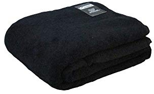 The House Of Emily Massive/Huge/Extra Large 100% Cotton Bath Sheet/Beach Towel - 150cm x 200cm (Black)