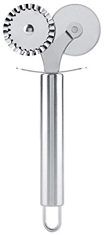 Fdit Roue À Pizza en Acier Inoxydable Rouleau Pizza Roue Gâteau De Crêpes Trancheuse Anti-Rouille Cuisine Outils De Roue Diamètre 1.57 Pouce