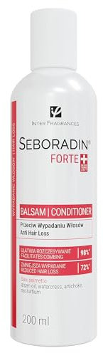 Seboradin Premium Conditioner pour la Chute et L'amincissement des Cheveux pour Hommes et Femmes Avec des Extraits Naturels de Palmier Nain et D'huile D'argan, Technologie Nature Suisse, 200 ml