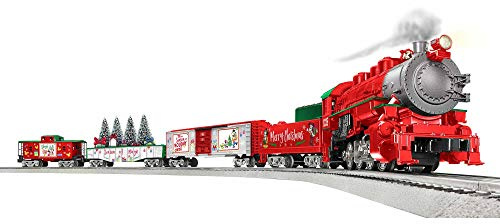 Lionel Disney Christmas LionChief 0-8-0 Set with Bluetooth Capability, Electric O Gauge Model Train Set with Remote 0.5 Liters