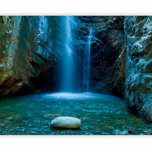 murando - Carta da Parati Moderna per Cameretta, Cascata, 300x231 cm | Fotomurali in TNT, Decorazione da Muro XXL, Poster Giganti da Parete, Paesaggio, Verde, Produzione Europea